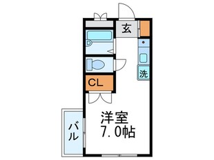 サンシャイン千里山の物件間取画像